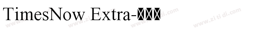 TimesNow Extra字体转换